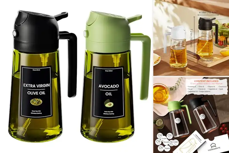 Detailed view of Best 16oz Oil Sprayers: Mess-Free, Healthy Cooking Made Easy