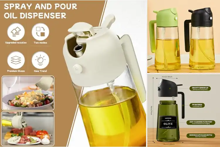 Detailed view of Best 2-In-1 Oil Sprayers: Top 10 Picks for Healthier Cooking