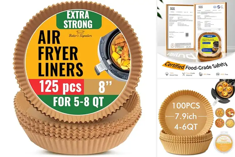 Detailed view of Best 8 Inch Air Fryer Liner For Ninja