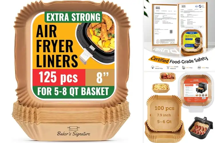 Detailed view of Best Air Fryer Cleaning Liners