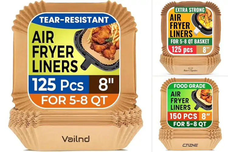 Detailed view of Best Air Fryer Cooking Liners