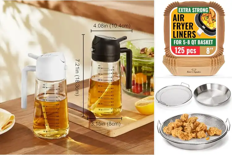 Detailed view of Best Air Fryer Oil Accessories to Boost Flavor & Health