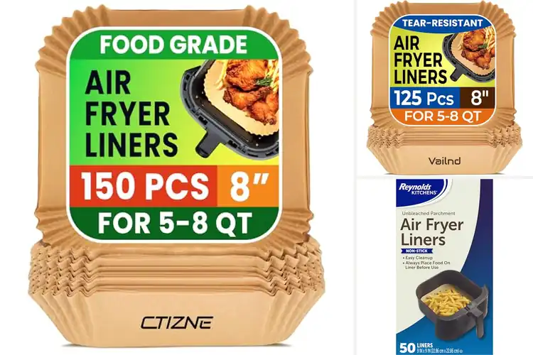 Detailed view of Best Air Fryer Parchment Liners