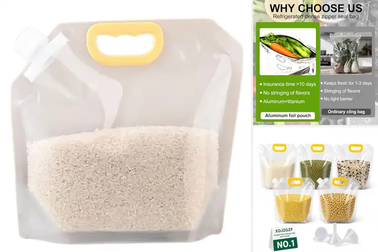 Detailed view of Best Airtight Food Storage Bags: Keep Food Fresh & Organized