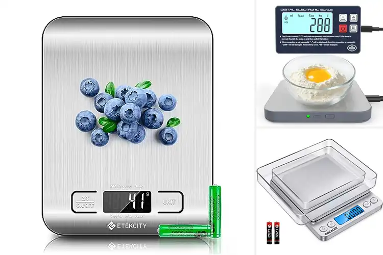 Detailed view of Best Backlit LCD Kitchen Scales