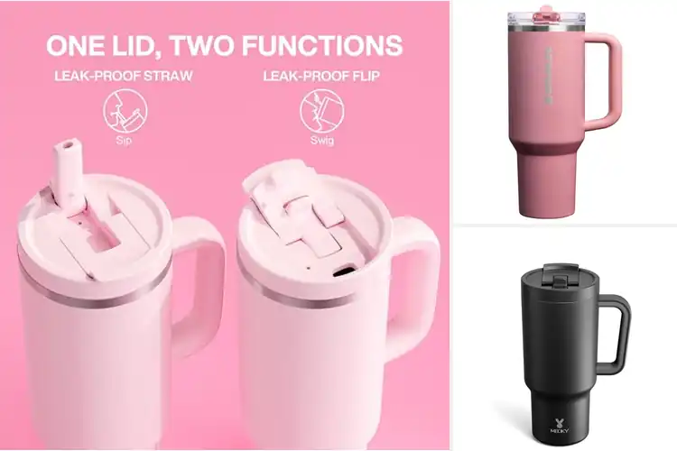 Detailed view of Best Built-In Straw Tumblers