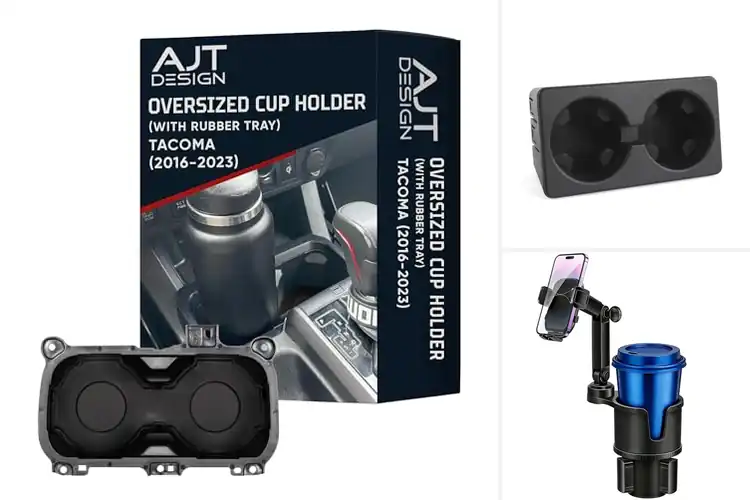 Detailed view of Best Cup Holder Compatible Design