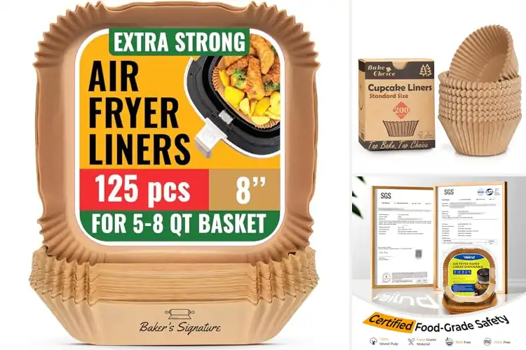 Detailed view of Best Easy Clean Parchment Liners