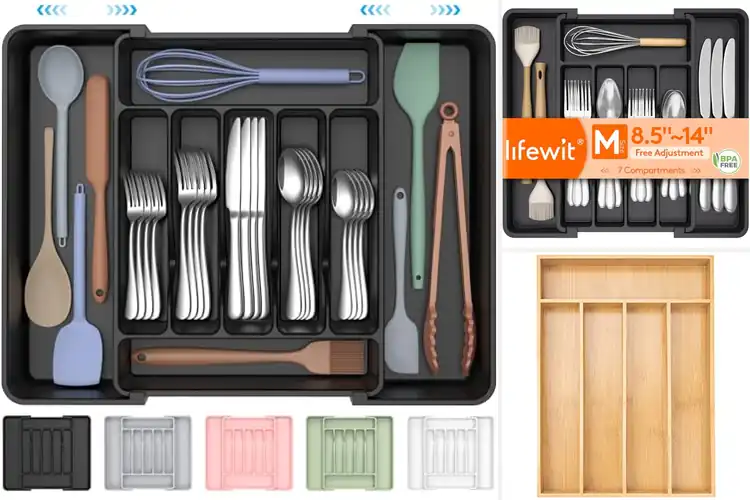 Detailed view of Best Flatware Organizers