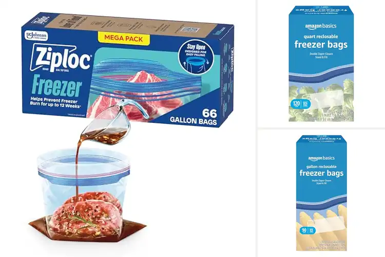 Detailed view of Best Freezer Safe Bags