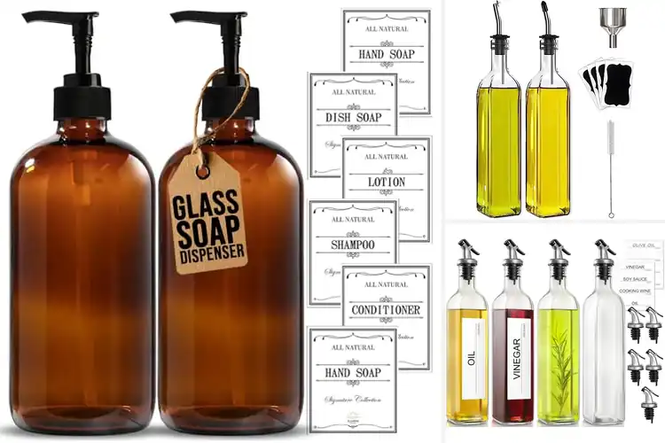 Detailed view of Best Glass Dispenser Bottles