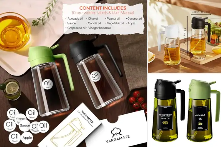 Detailed view of Best Glass Oil Sprayers: Top 10 Picks for Healthier Cooking
