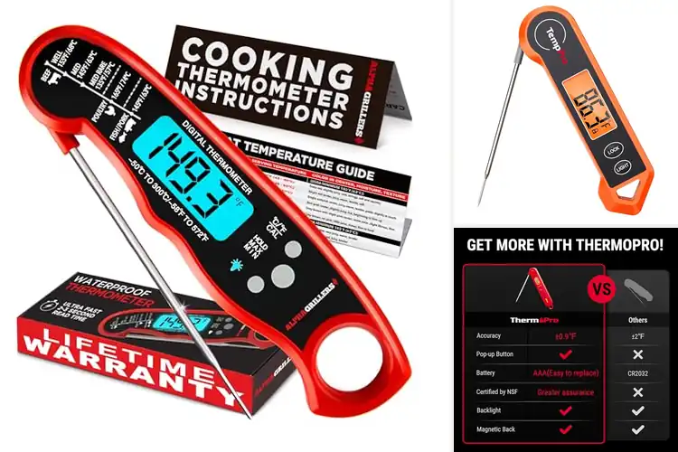 Detailed view of Best Instant Read Food Thermometers