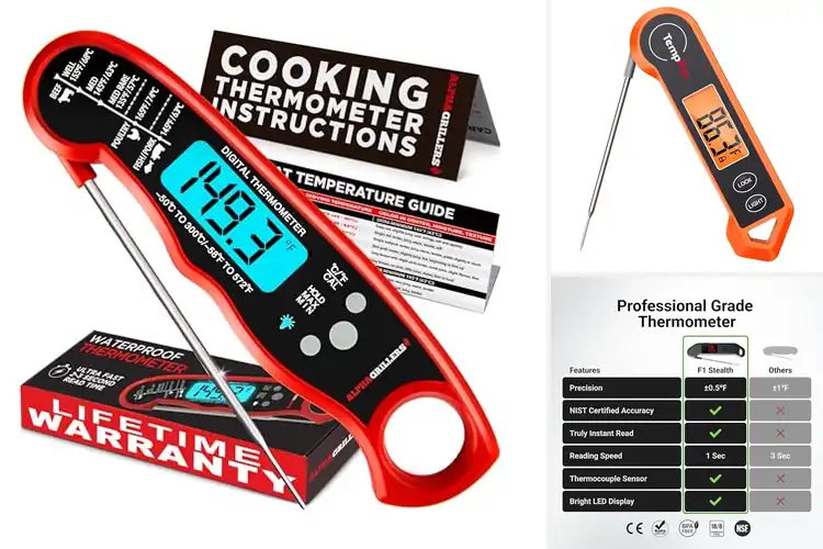 Detailed view of Best Instant Read Thermometers for Grilling