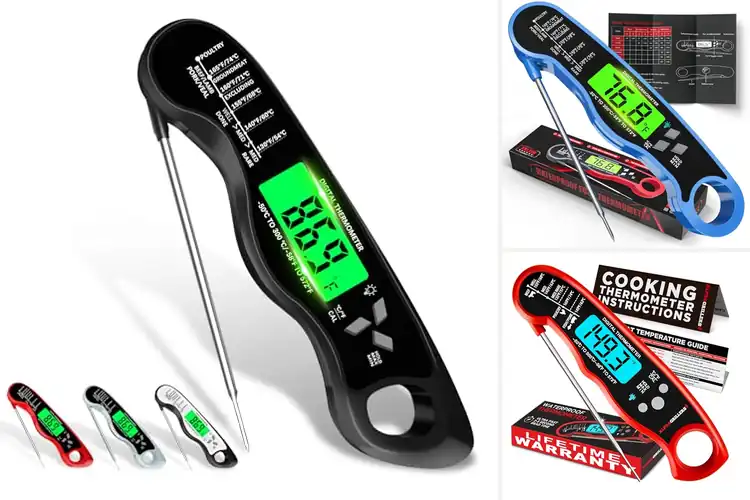 Detailed view of Best IP67 Water Resistant Thermometers For Cooking