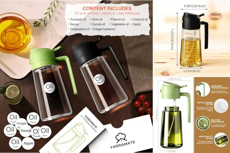 Detailed view of Best Low-Intake Oil Sprayers for Healthier Cooking
