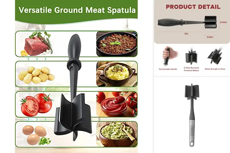 Detailed view of Best Meat Mashers: Top 10 Picks for Effortless Cooking