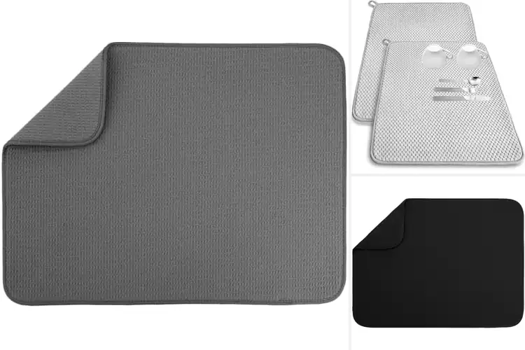 Detailed view of Best Microfiber Dish Drying Mats
