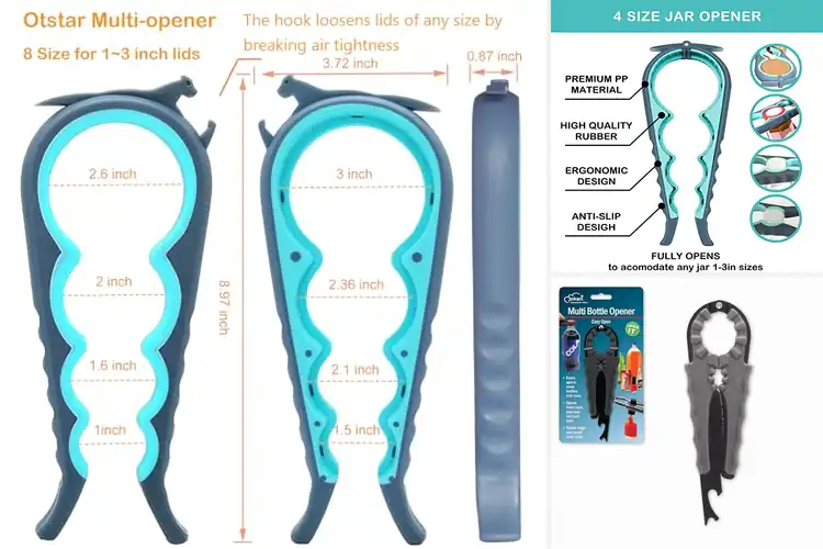 Detailed view of Best Multi‑Size Lid Openers: Smooth, Hassle‑Free