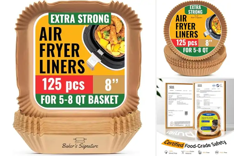 Detailed view of Best Non Stick Air Fryer Liners For Easy Cleanup