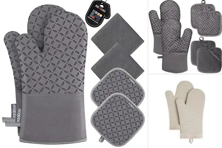 Detailed view of Best Oven Mitt Sets for Safe, Comfy Cooking