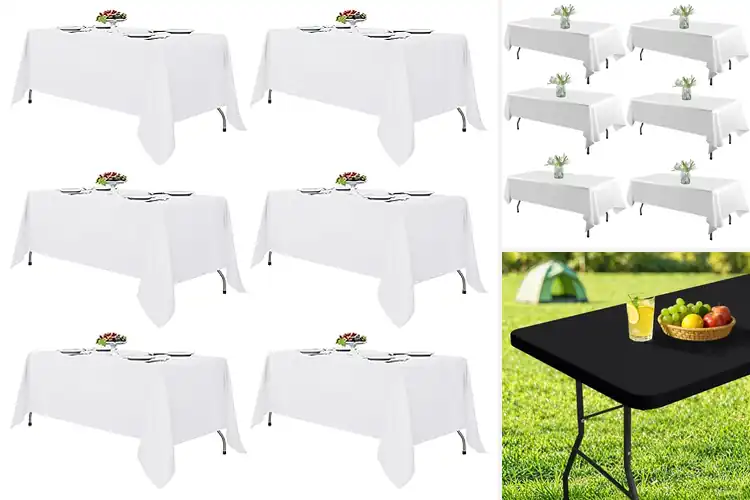 Detailed view of Best Polyester Table Covers for a Stylish, Neat Setup