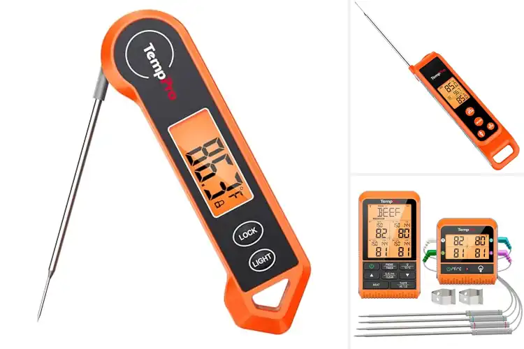 Detailed view of Best Pro Cooking Thermometers For Grilling