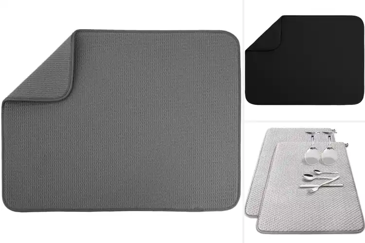Detailed view of Best Reusable Dish Drying Mats