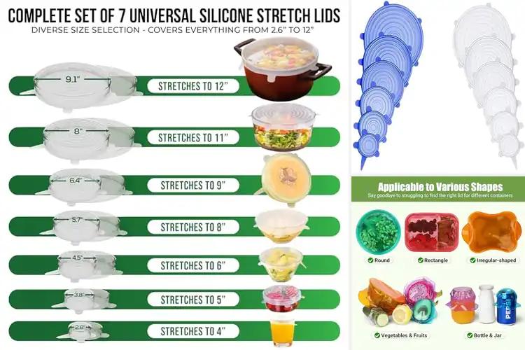 Detailed view of Best Silicone Covers for Fresher, Spill‑Free Storage