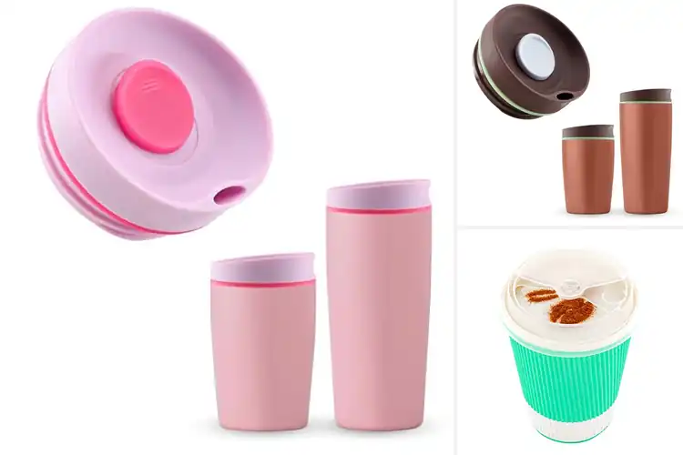 Detailed view of Best Slider Sip Lids: Spill-Proof, Smooth Sipping On-the-Go