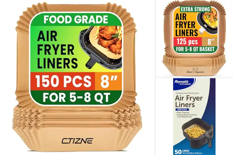 Detailed view of Best Square Air Fryer Liners: Mess-Free Cooking Made Easy