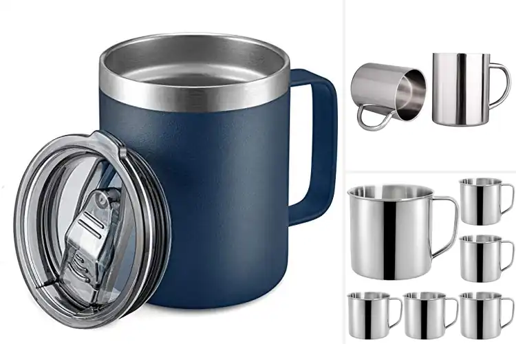 Detailed view of Best Stainless Steel Coffee Mugs