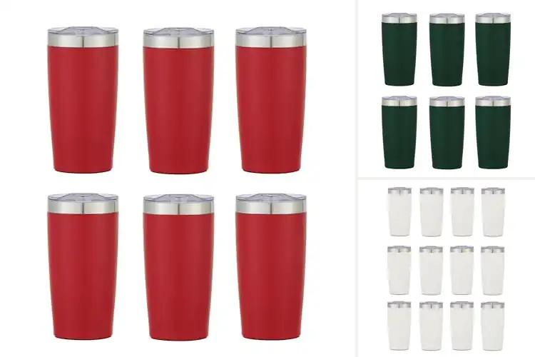 Detailed view of Best Two-Tone Lid Design Tumblers
