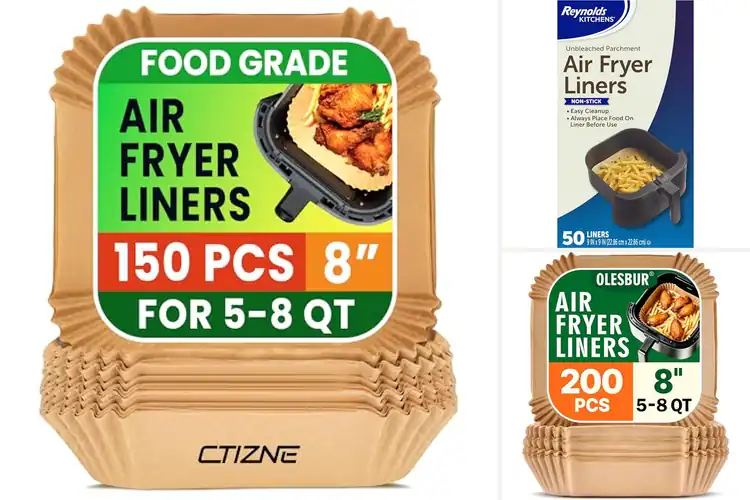 Detailed view of Best Unbleached Air Fryer Liners for Easy, Clean Cooking