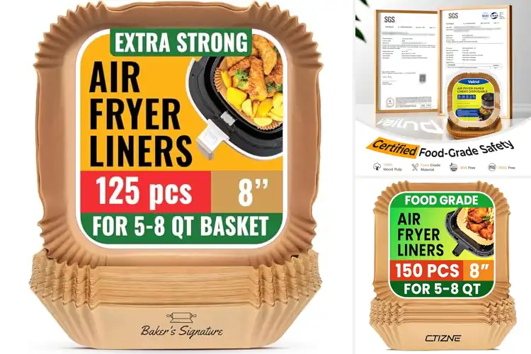 Detailed view of Best Value Air Fryer Liners