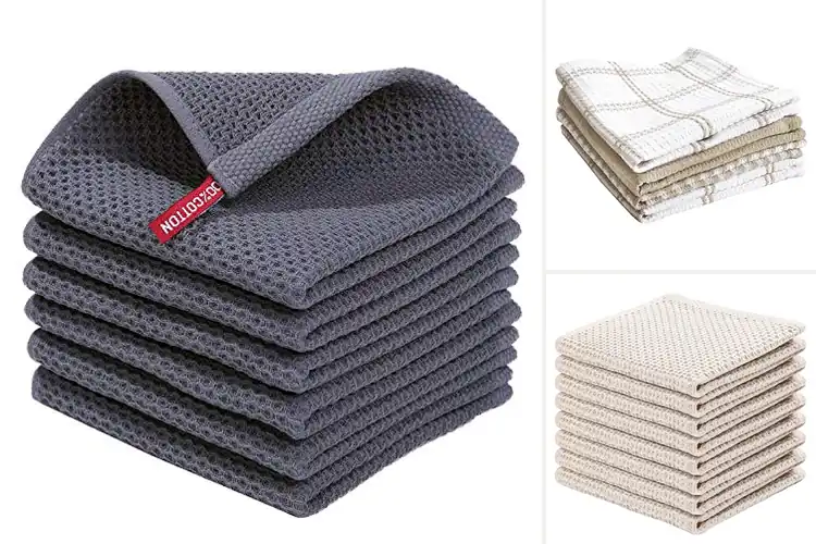 Detailed view of Best Waffle Weave Dishcloths