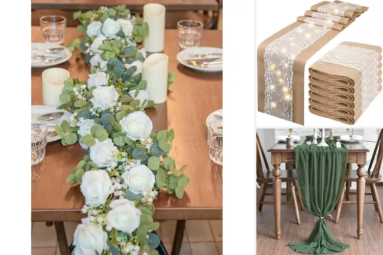 Detailed view of Best Wedding Table Runners to Transform Your Reception Décor