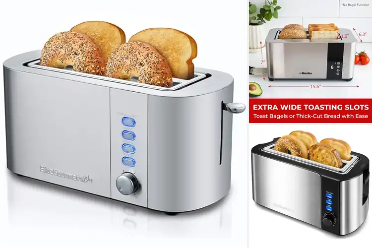 Detailed view of Best Wide Slot Toaster For Artisan Bread